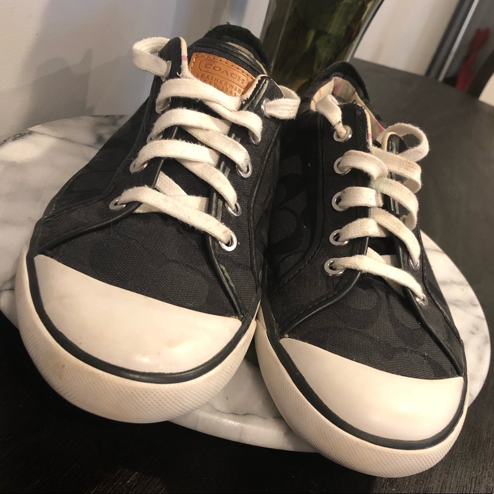 Black coach Barrett sneakers